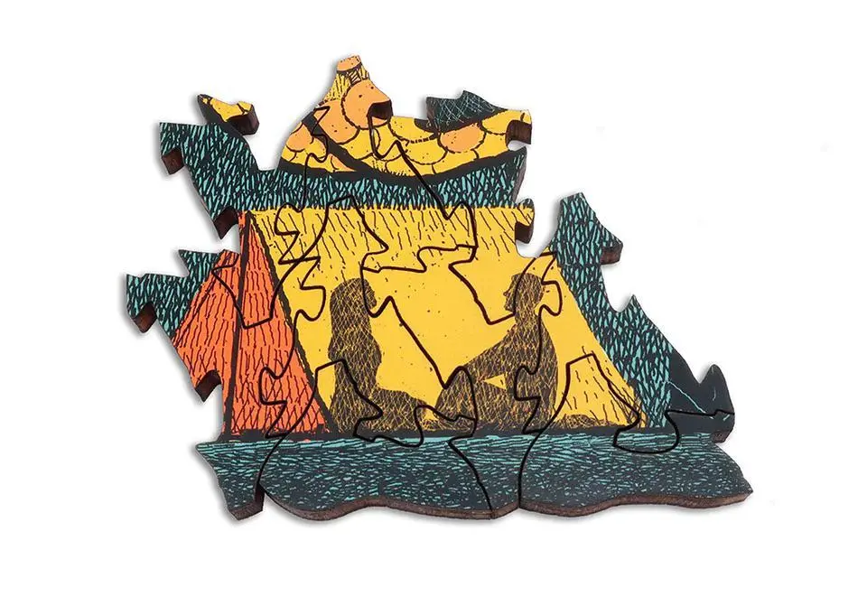 Dragon Moon Wooden Jigsaw Puzzle 2