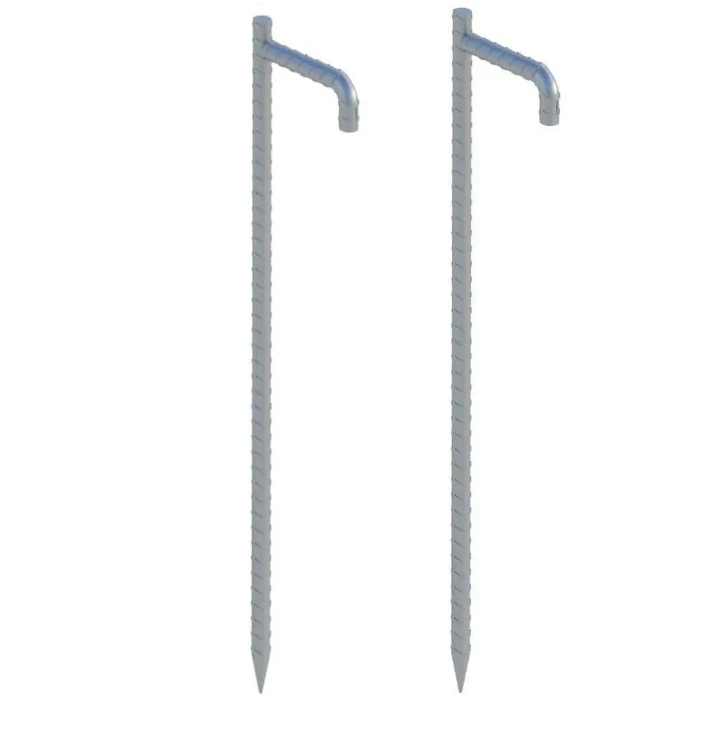 Temp Fence Stabilizer Pin Hd (Pair) 1
