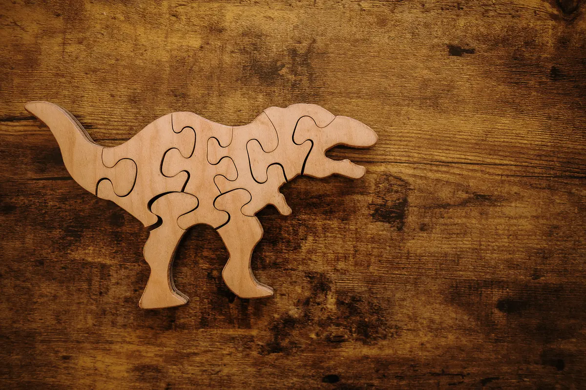 Double-Sided Tyrannosaurus Rex Puzzle 1