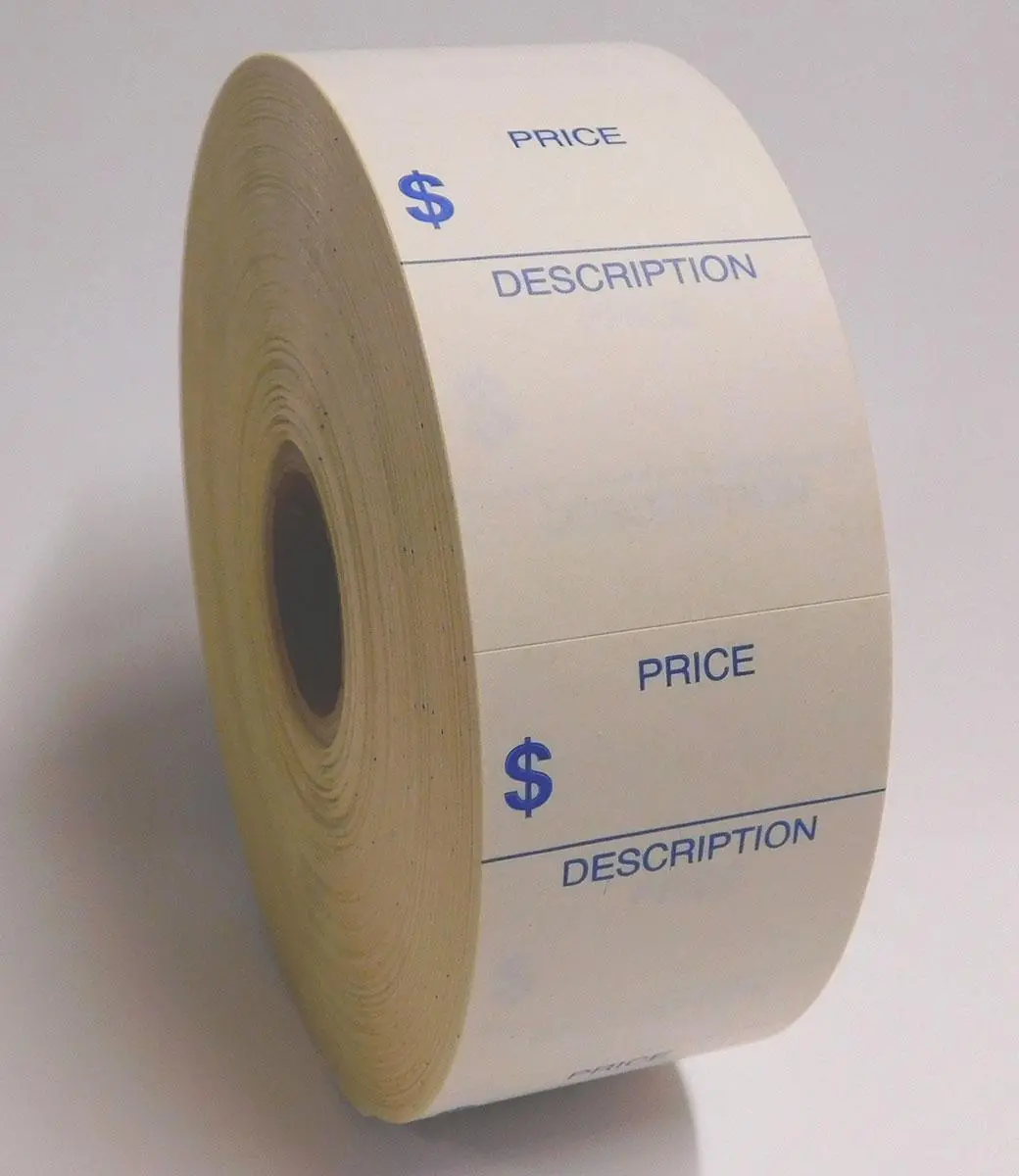 1-1/2" X 2" Pricing Labels (1000/Roll) 1