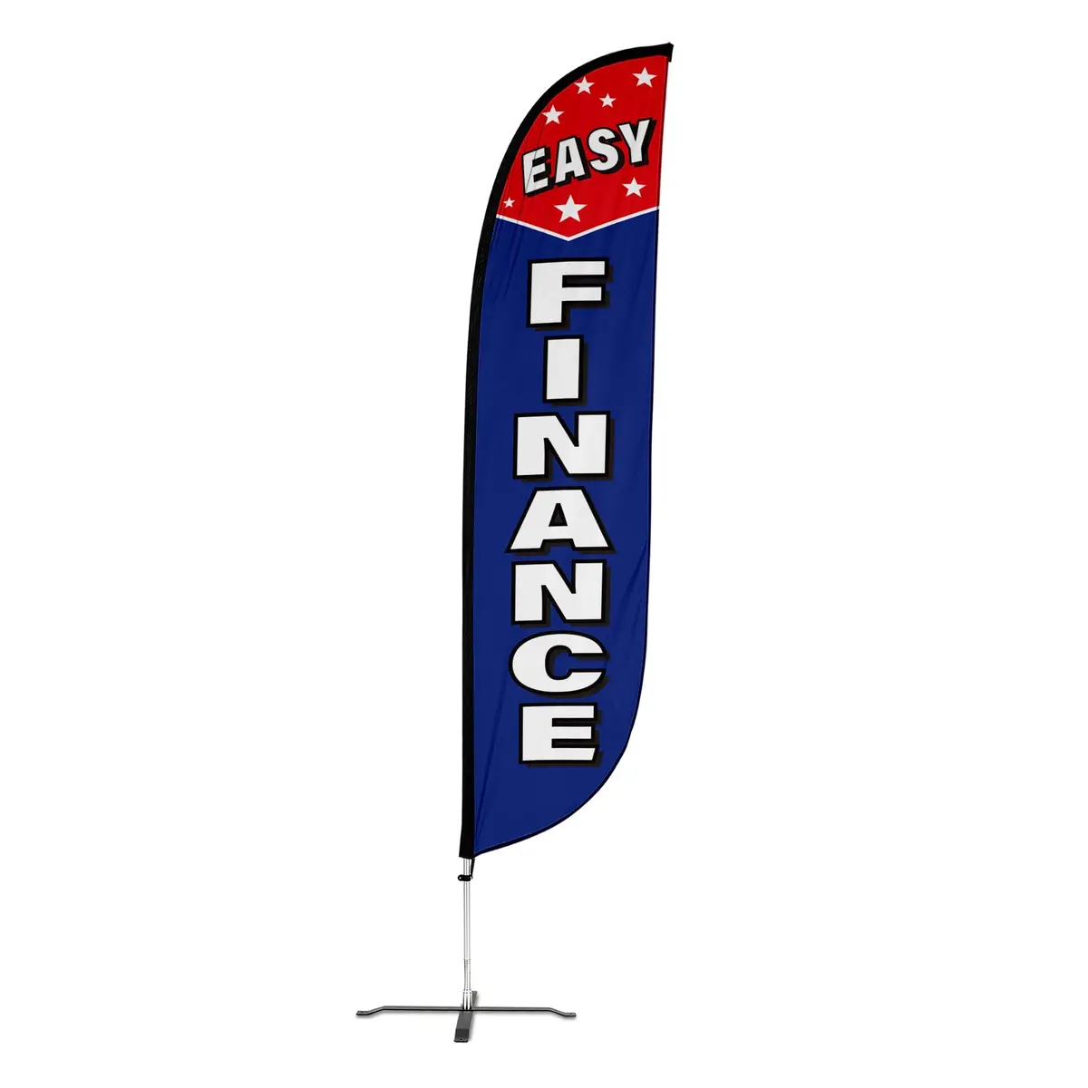 Easy Finance Feather Flag With Stars 1