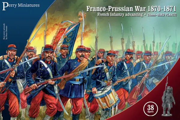 Franco-Prussian War French Infantry Advancing 1