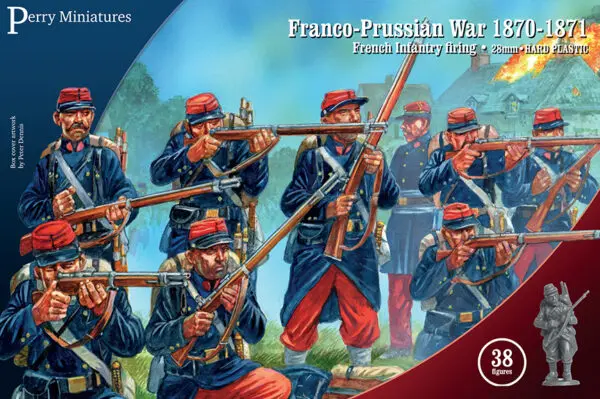 Franco-Prussian War French Infantry Firing Line 1