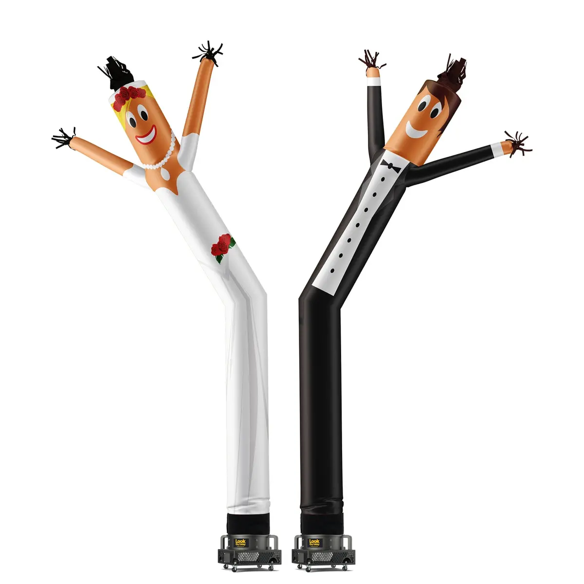 Bride & Groom Air Dancers® Inflatable Tube Man Character Sets 1