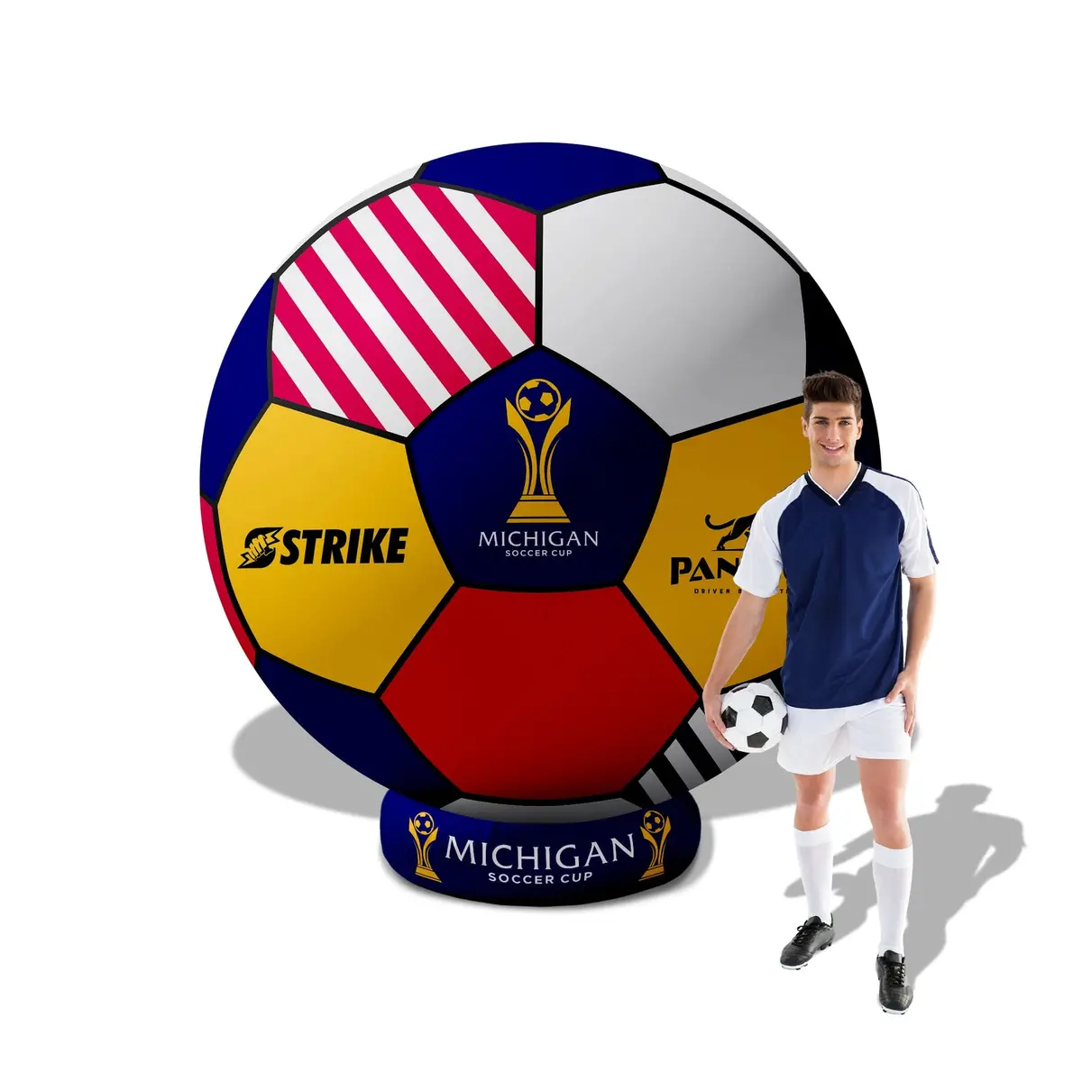 Custom Giant Inflatable Soccer Ball 1