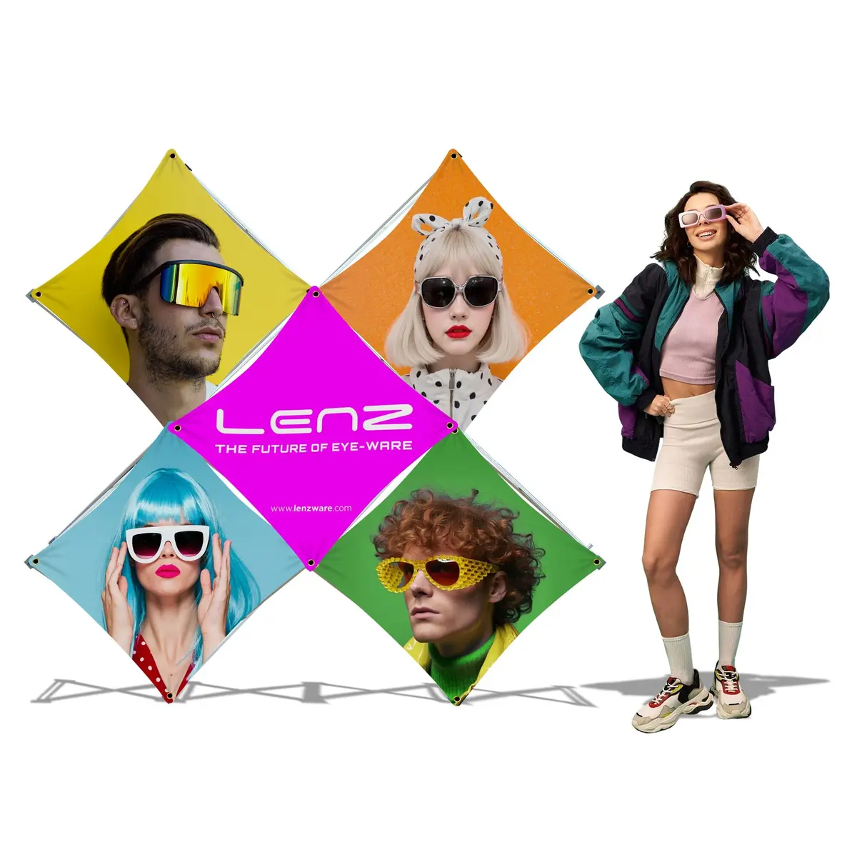Custom Pop-Up Trade Show Display - (5 Panel) 1