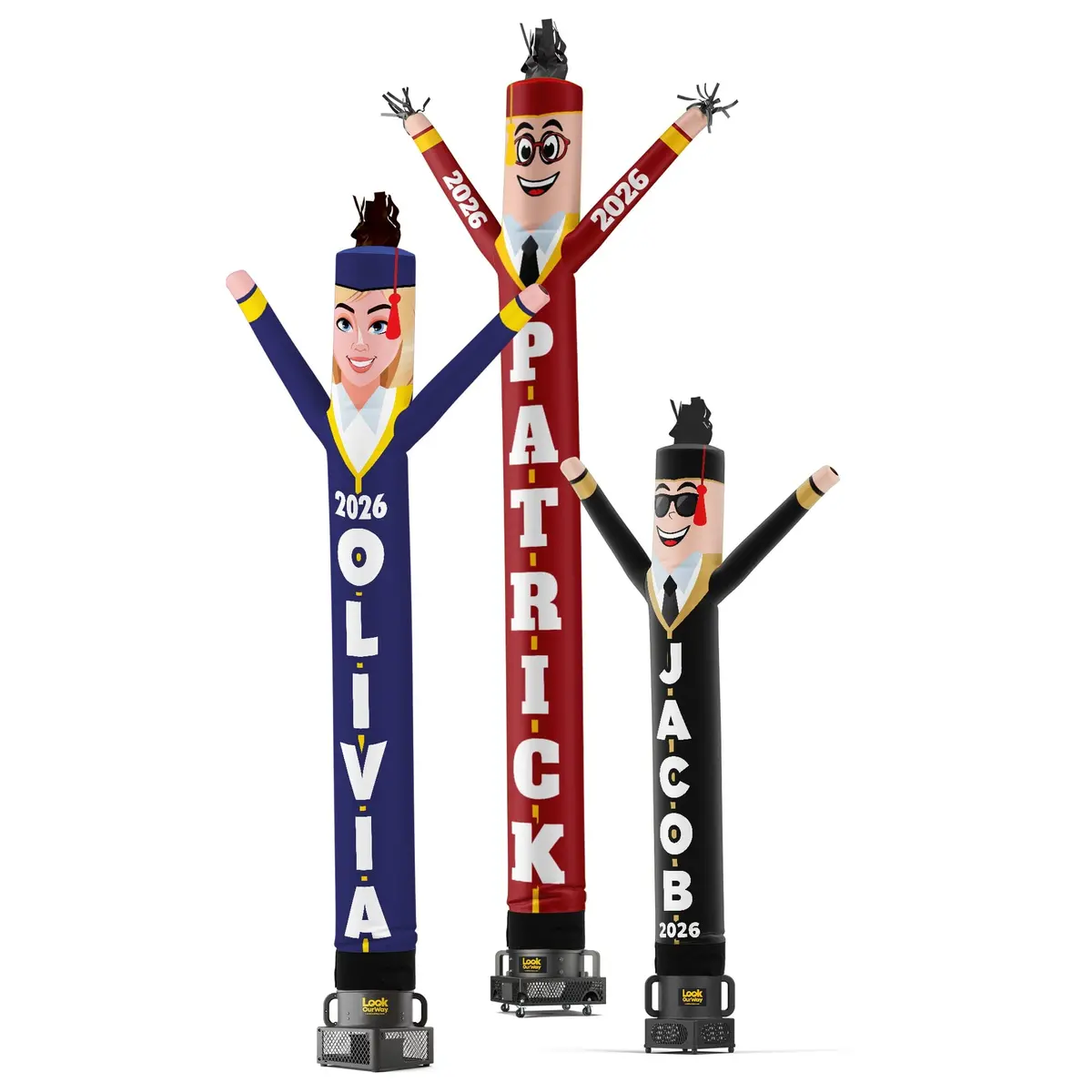 Custom Graduation Air Dancers® Inflatable Tube Man 1