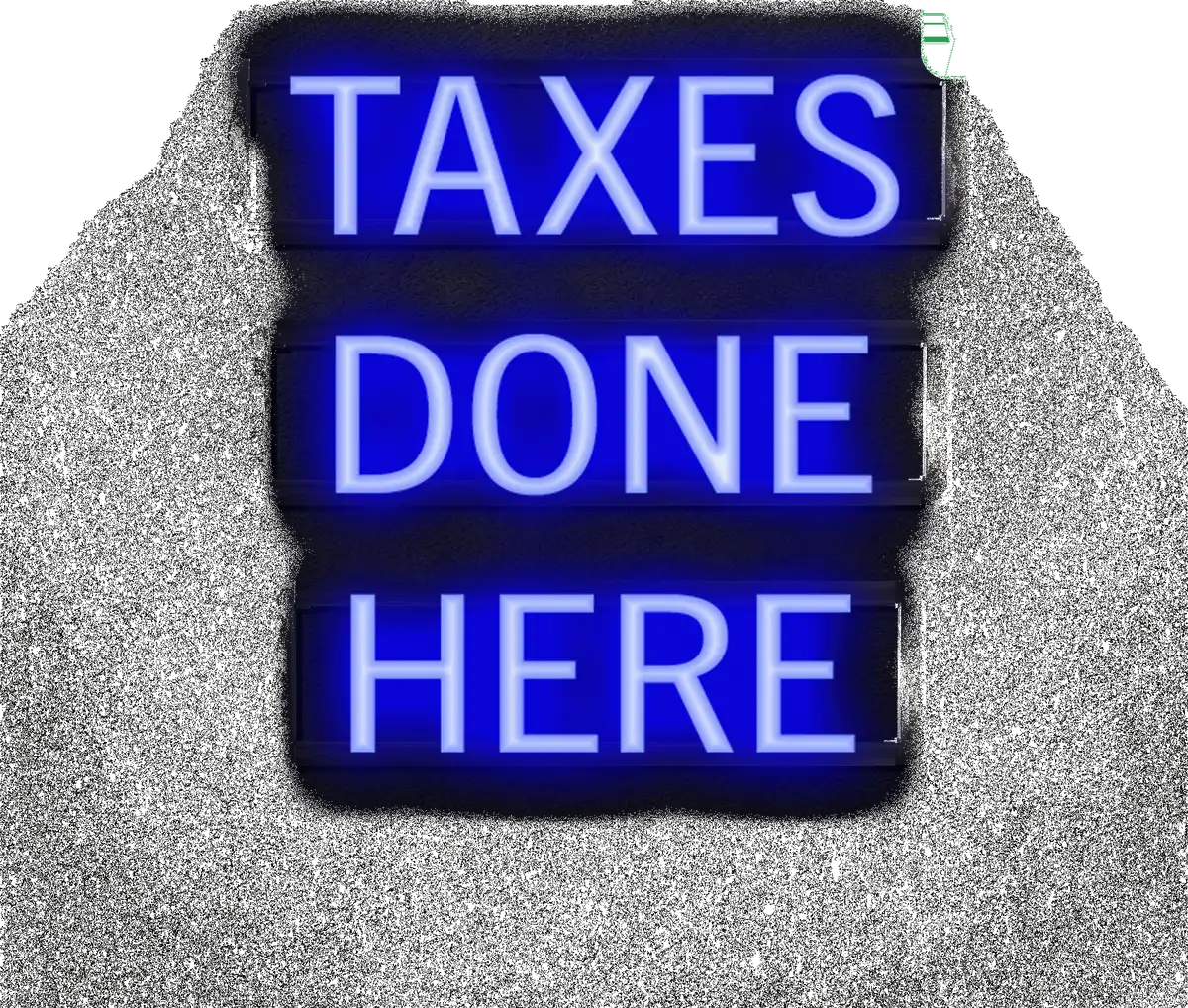 Jackson Hewitt "Taxes Done Here" Led Sign 1