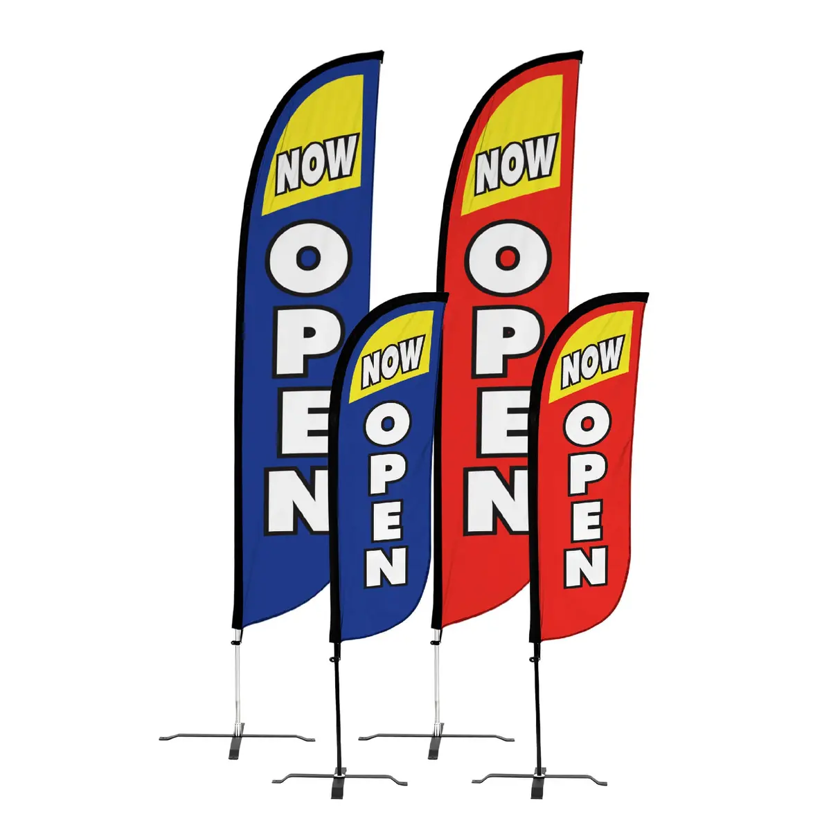 Now Open Feather Flag 1