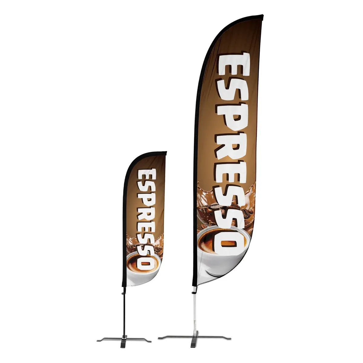 Espresso Feather Flag 1
