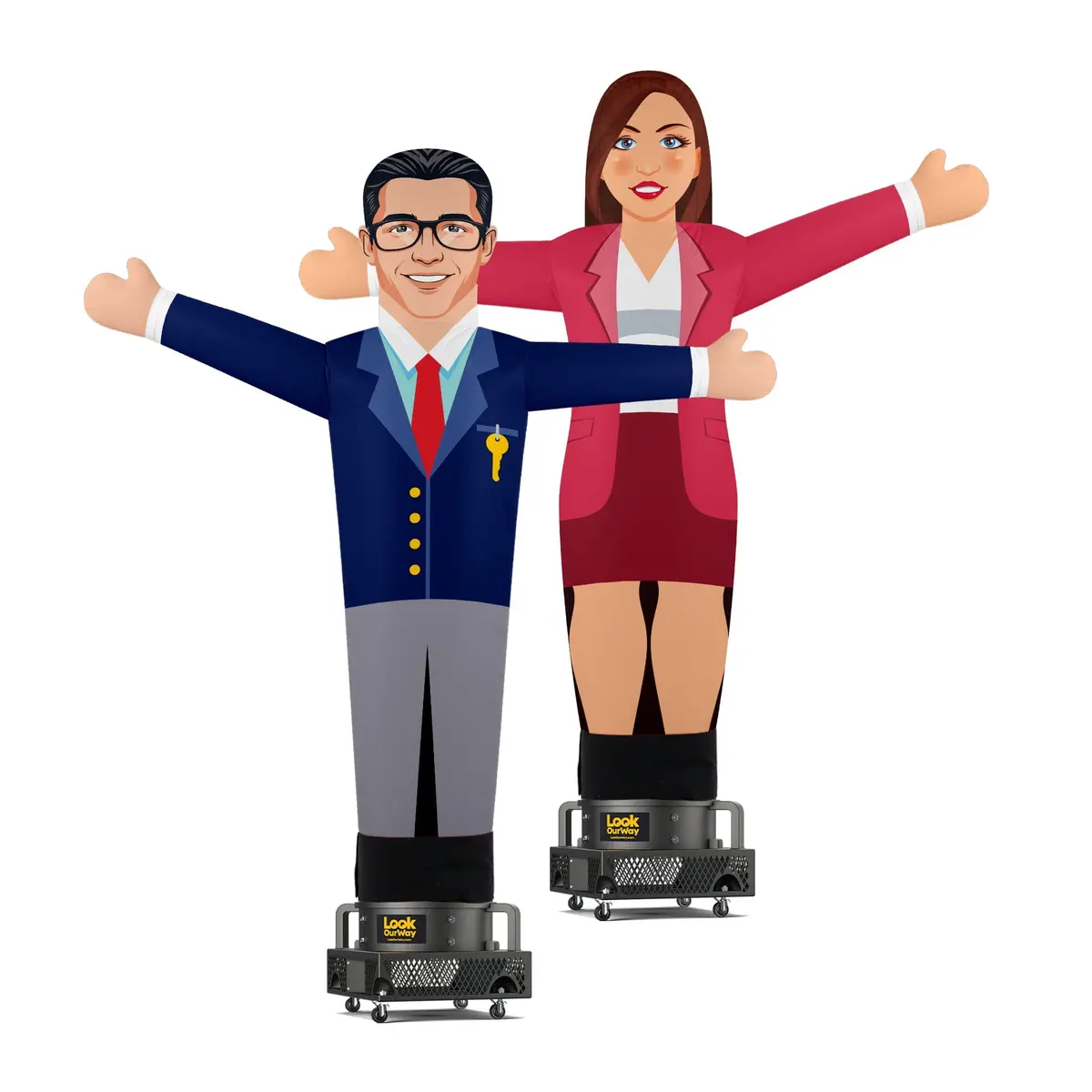 Custom Real Estate Agent Air Wavers 1