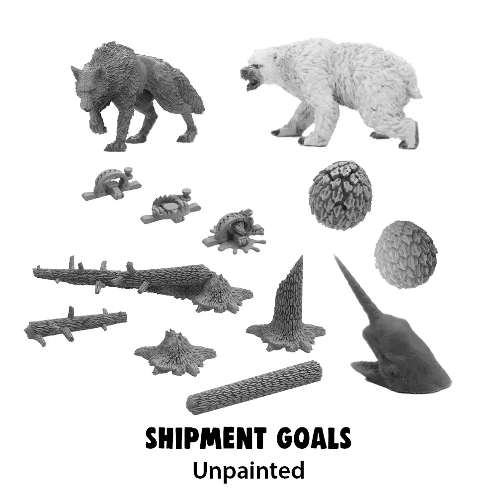 Ice Wilds Shipment Goals - Unpainted 1