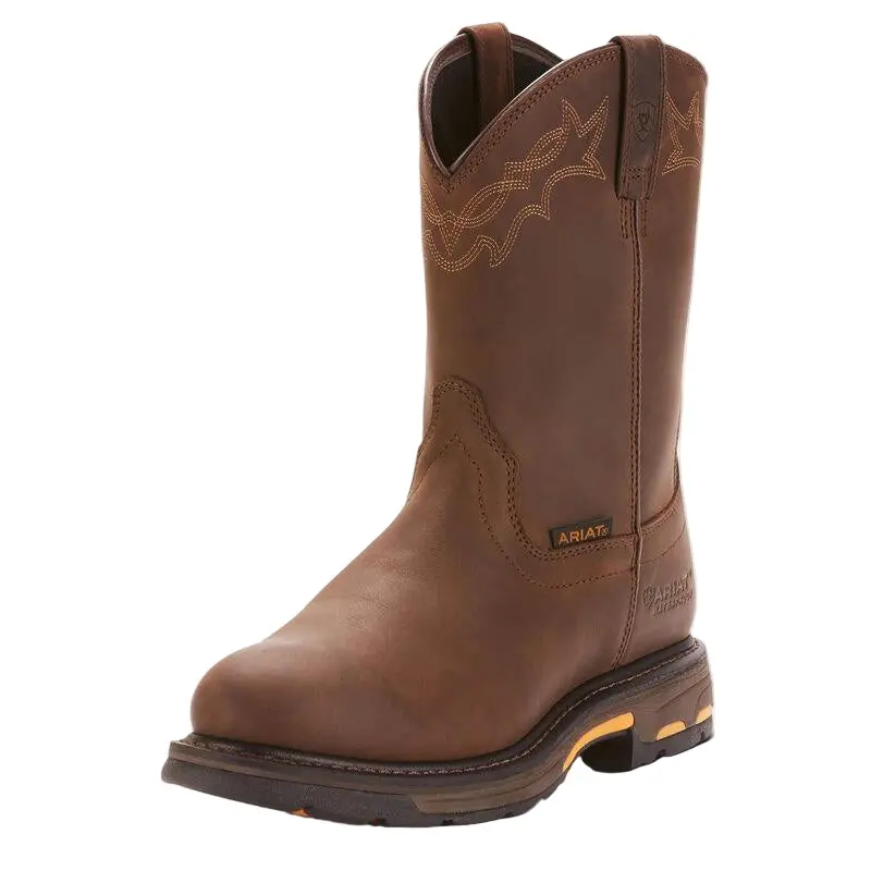 Workhog Waterproof Work Boot - Oily Distressed Brown 1