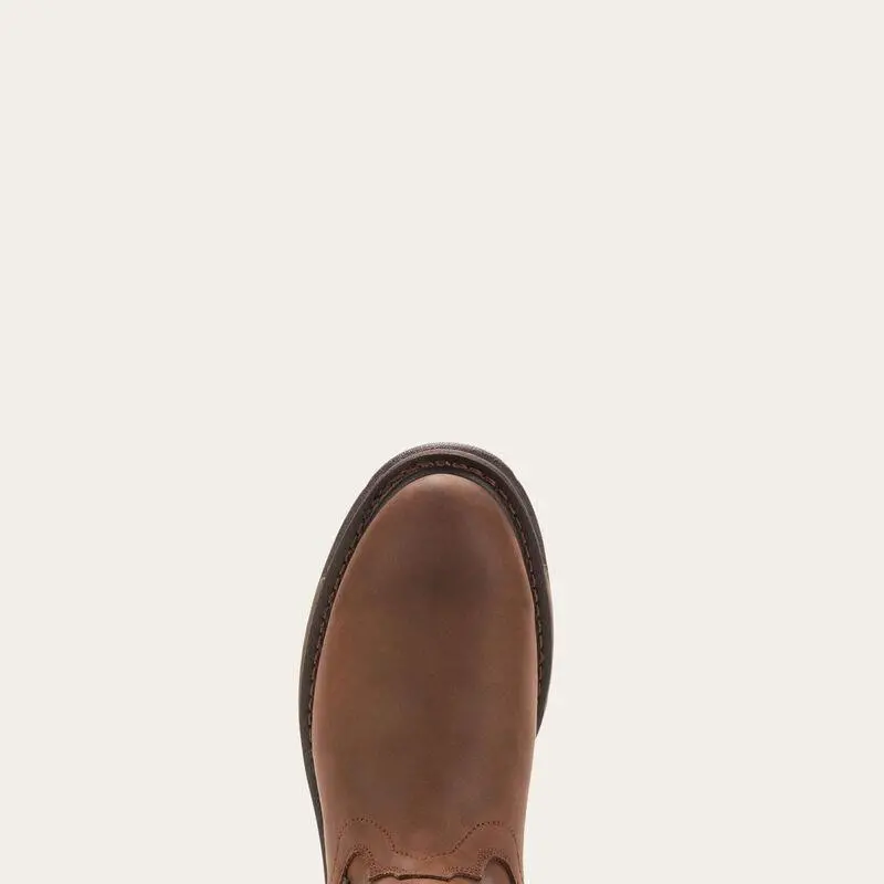 Workhog Waterproof Work Boot - Oily Distressed Brown 4