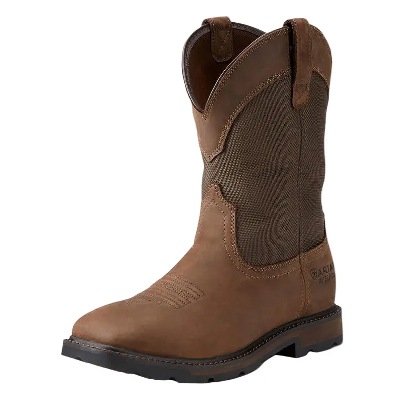 Groundbreaker Wide Square Toe Waterproof Steel Toe Work Boot 1