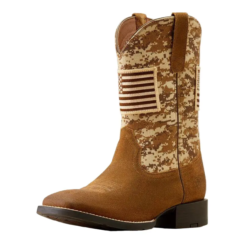 Sport Patriot Western Boot - Antique Mocha 1