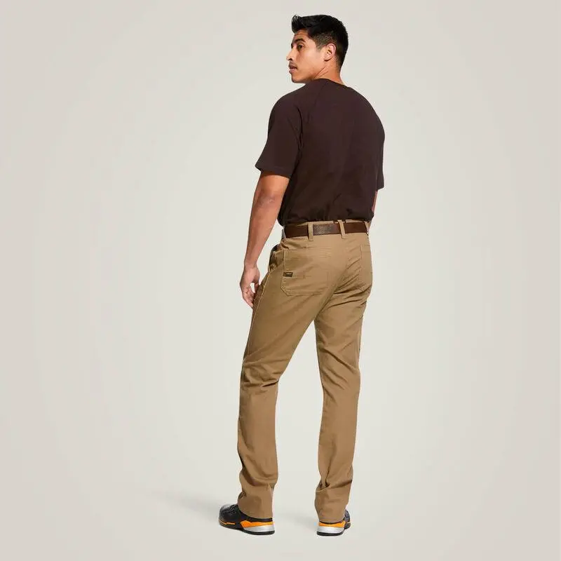 Rebar M4 Low Rise Durastretch Made Tough Double Front Stackable Straight Leg Pant 4