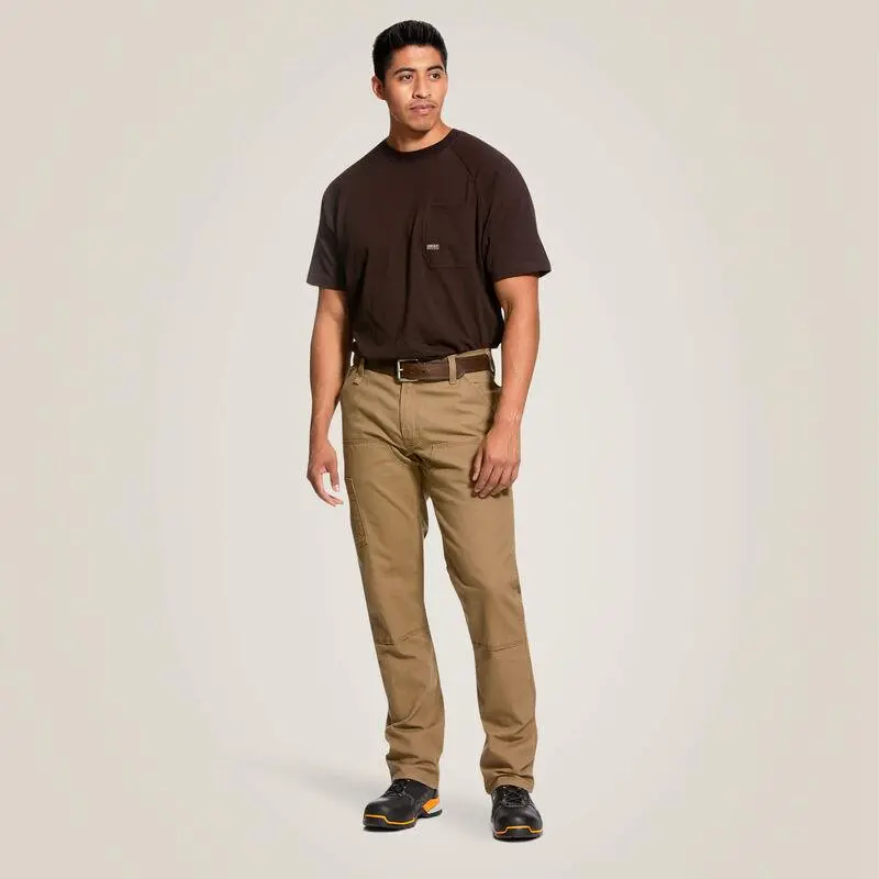 Rebar M4 Low Rise Durastretch Made Tough Double Front Stackable Straight Leg Pant 3