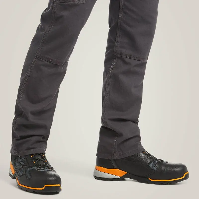 Rebar M4 Low Rise Durastretch Made Tough Double Front Stackable Straight Leg Pant - Rebar Grey 7