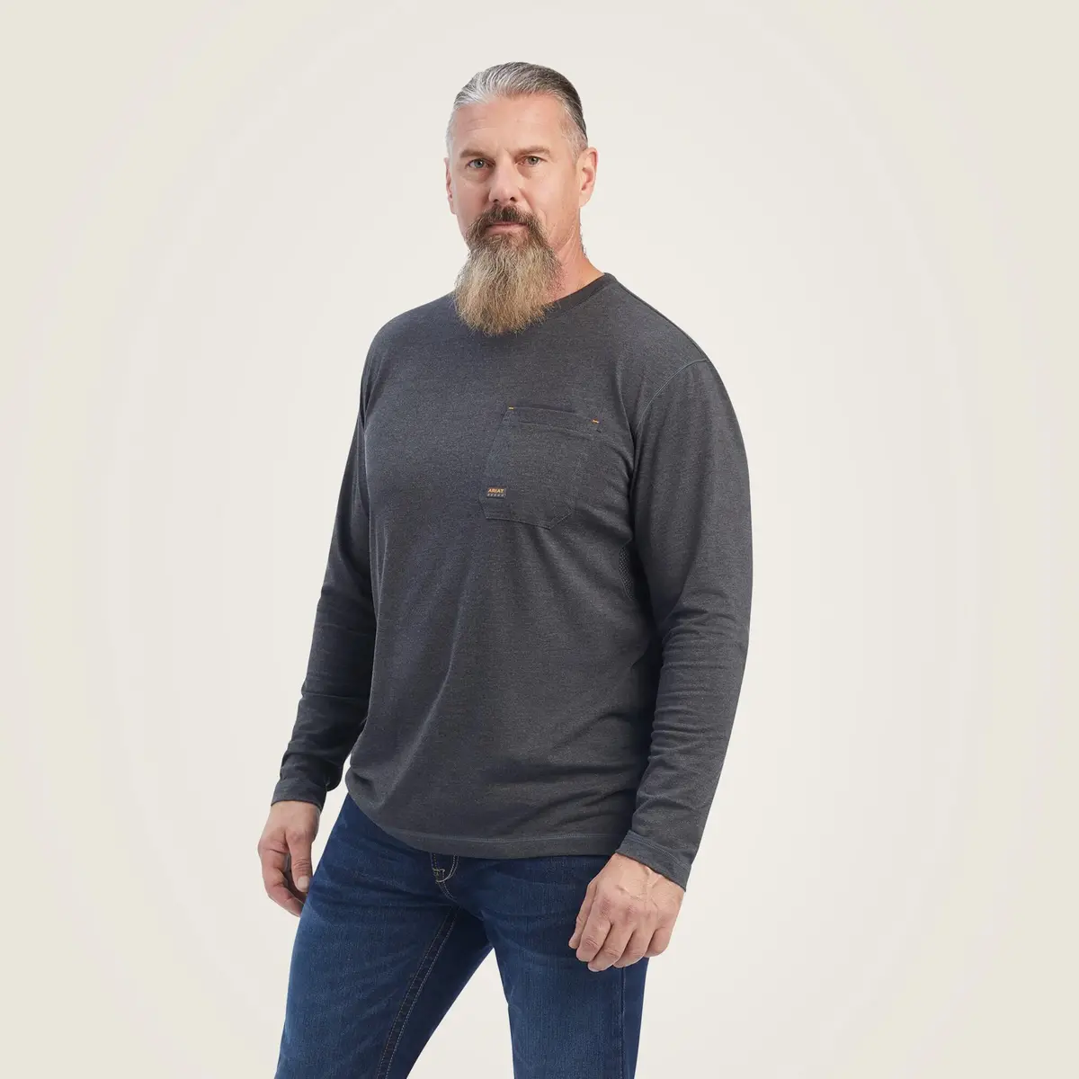 Rebar Workman Born For This Graphic T-Shirt - Charcoal Heather 3