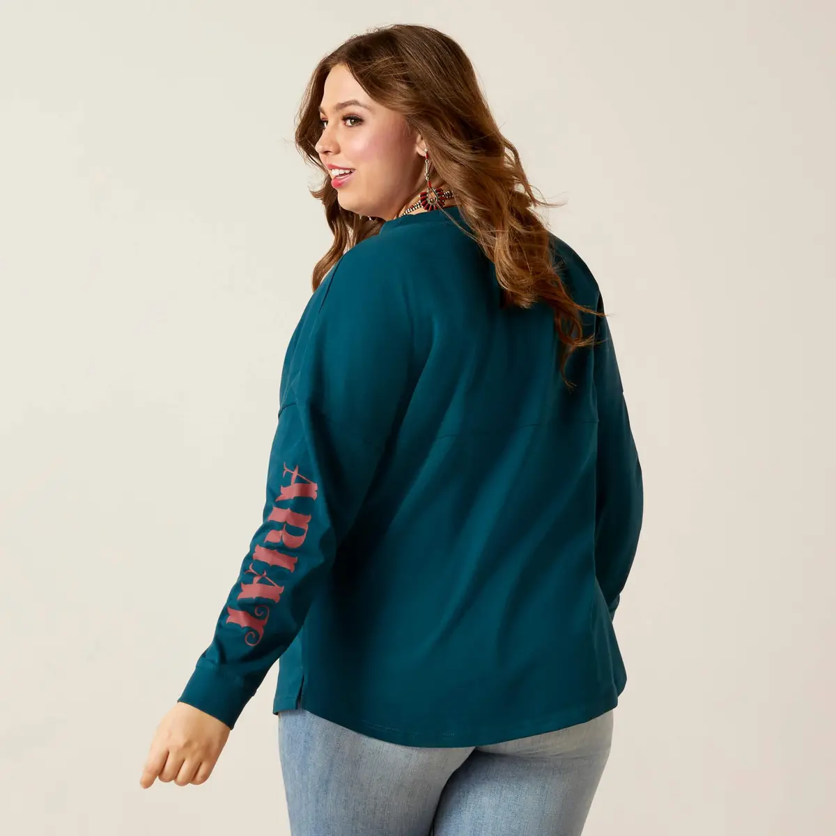 Women's Love Oversized Tee - Reflecting Pond 4