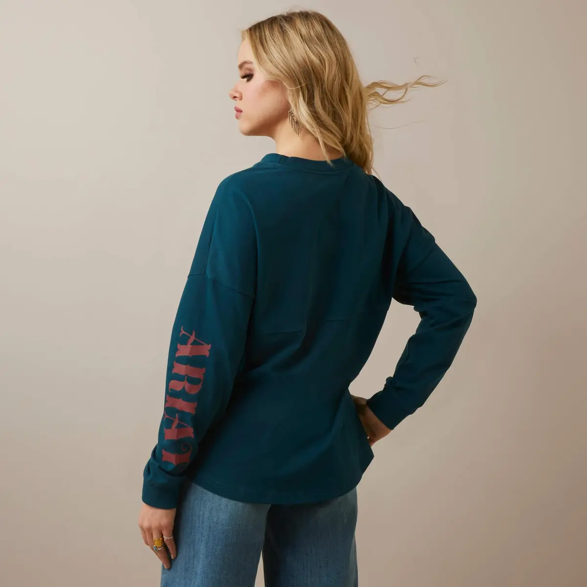 Women's Love Oversized Tee - Reflecting Pond 3