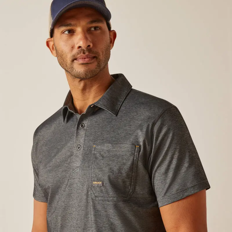 Rebar Foreman Polo, Charcoal 3