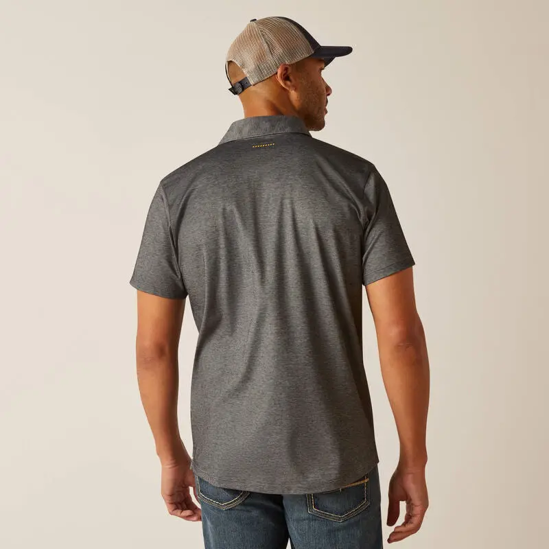 Rebar Foreman Polo, Charcoal 2