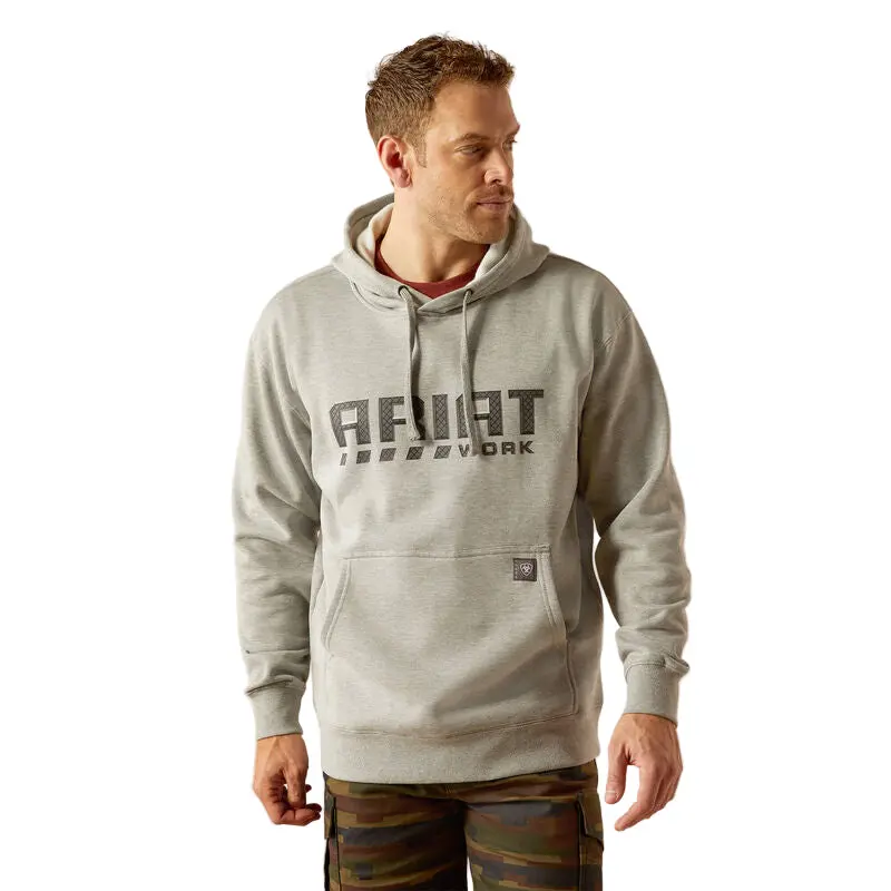 Workman Drive Hoodie, Heather Grey 1