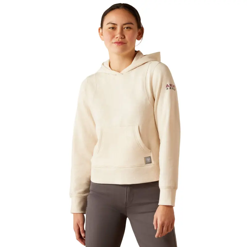 Women's Lightweight Cropped Hoodie, Sun Kiss Heather 1