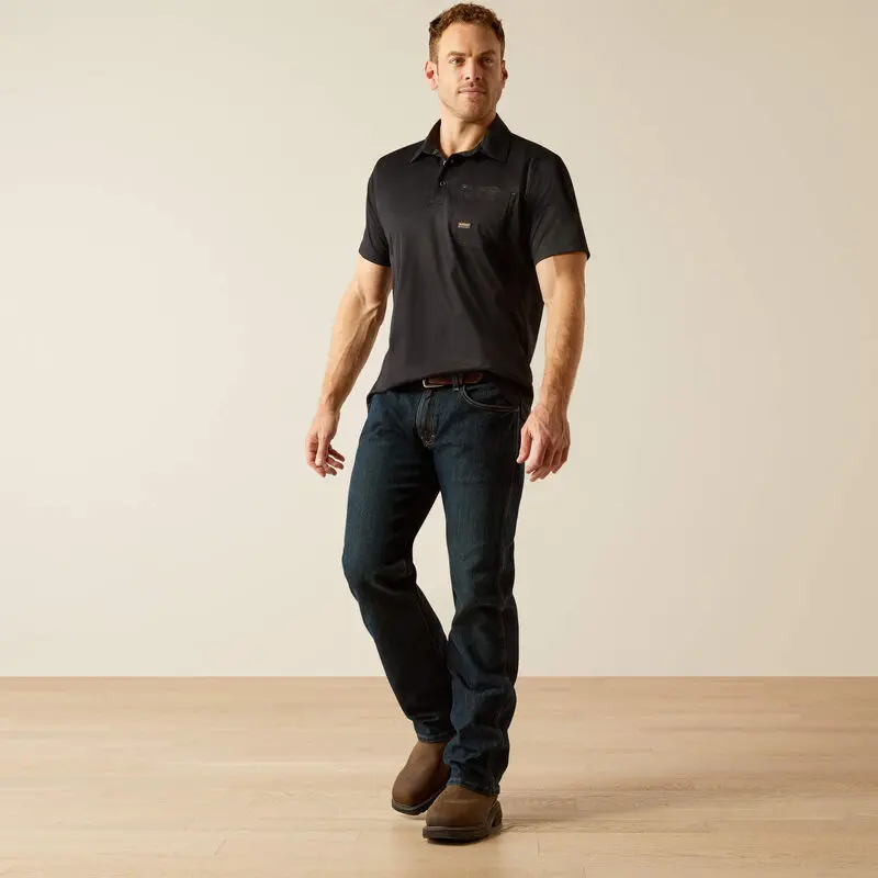 Rebar Foreman Polo, Ss, Black 3