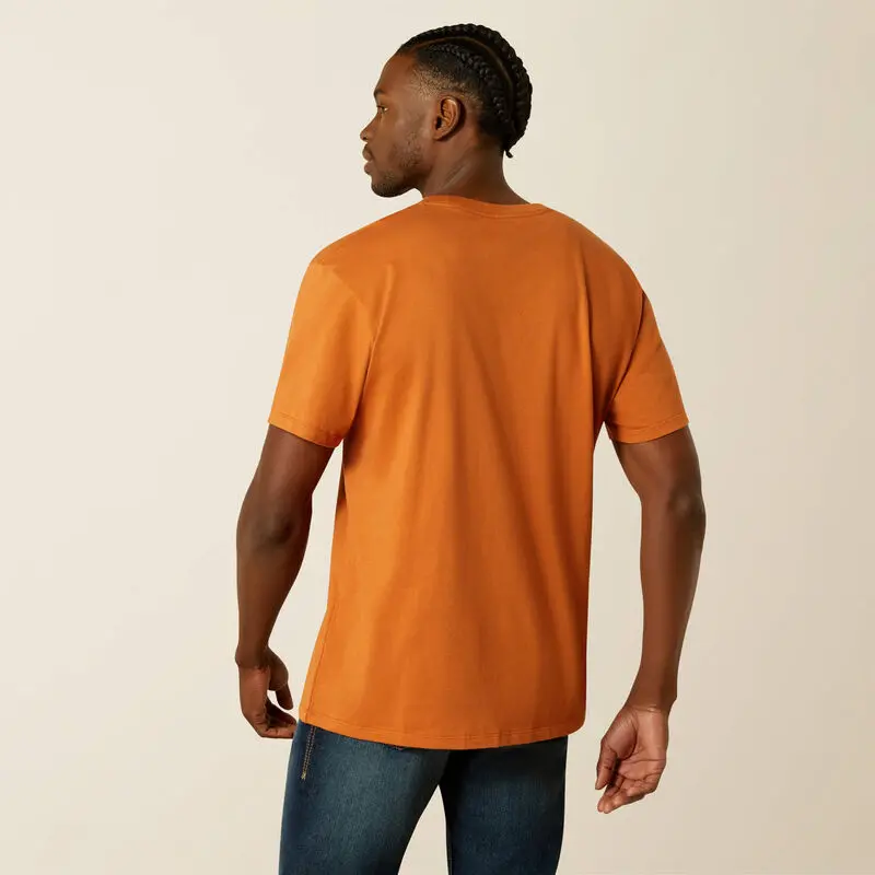 Ariat Underlands Camo Badge Tee- Adobe 2