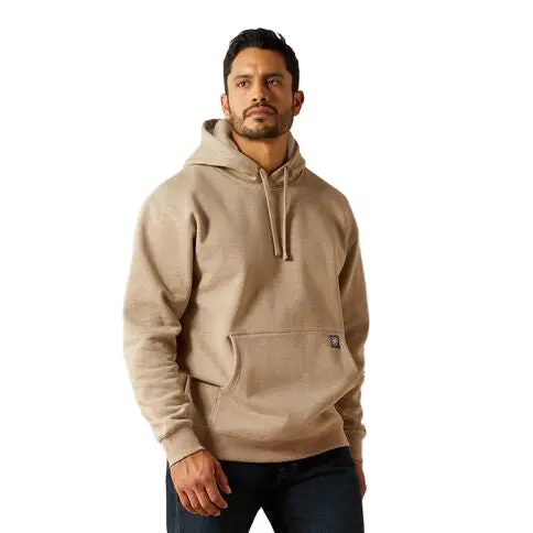 Workman Graphic Hoodie, Oatmeal Heather 1
