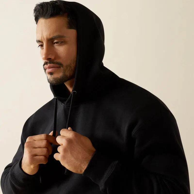 Rebar Workman Bare Knuckle Hoodie, Black 4