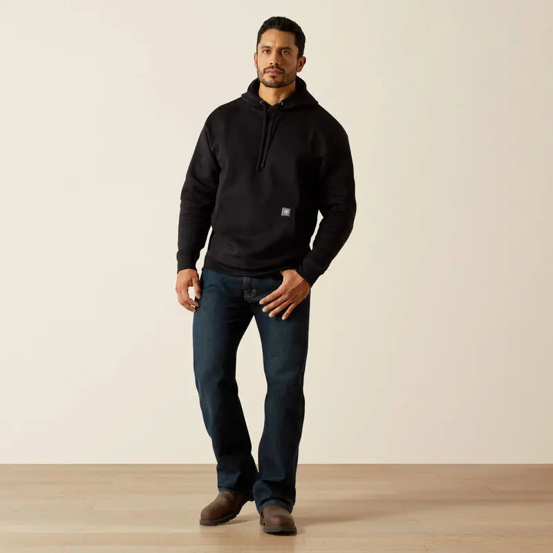 Rebar Workman Bare Knuckle Hoodie, Black 5