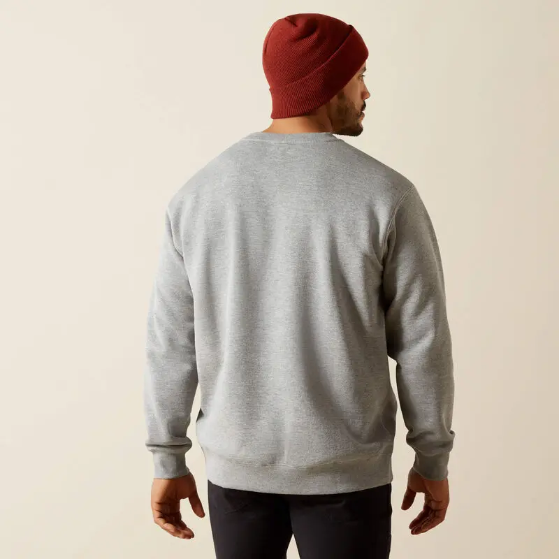 Lightweight Sweatshirt Ls- Heather Grey 2