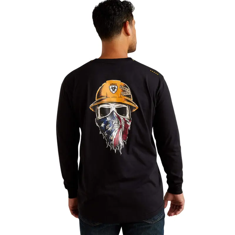 Workman Born For This L/S T-Shirt - Black 1