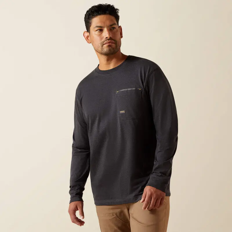 Workman Born For This T-Shirt - Charcoal Heather/Mexico 2