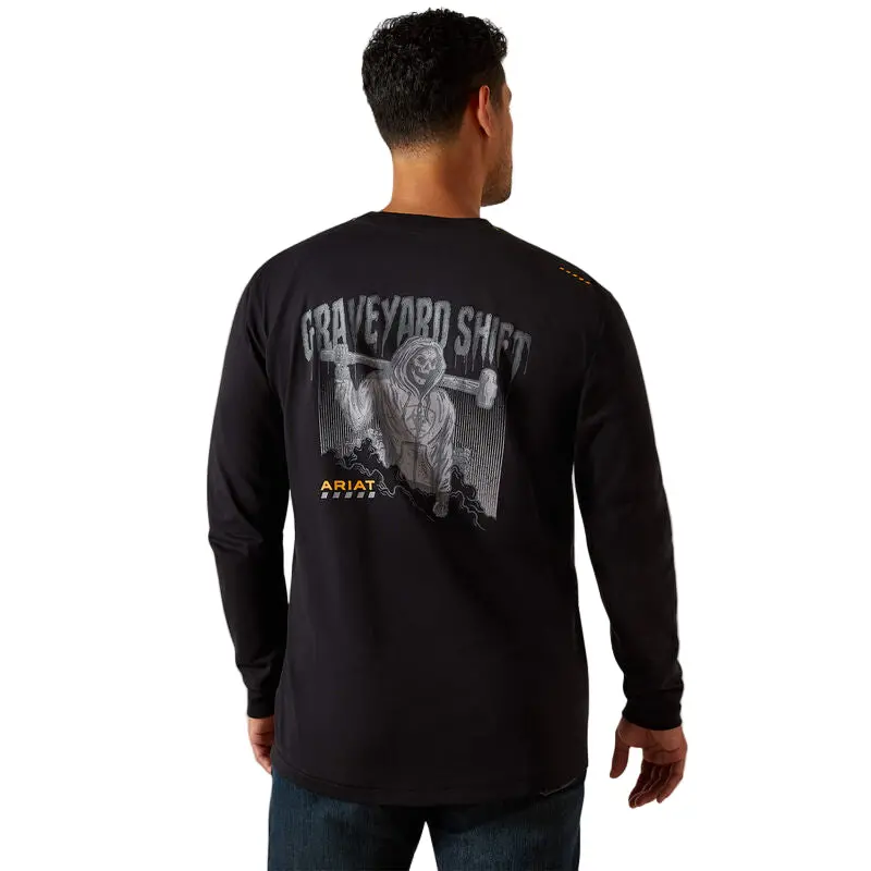 Workman Graveyard T-Shirt Ls- Black 1