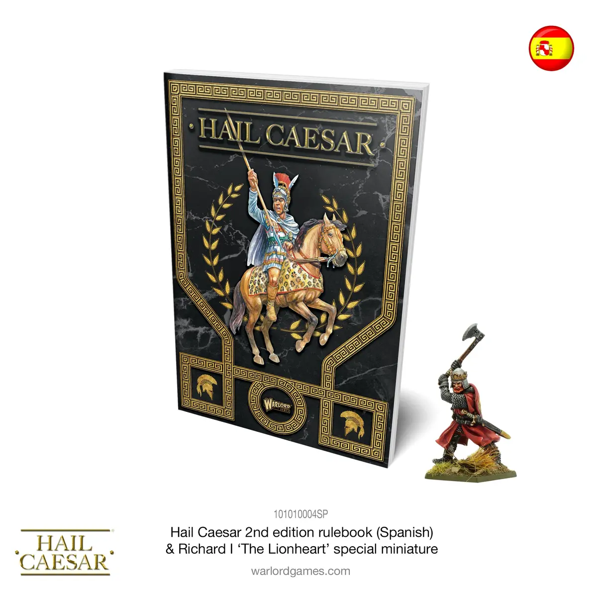 Hail Caesar Rulebook (Spanish Language) & Richard I, The Lionheart Special Figure 1