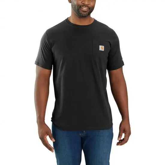 Carhartt Force® Relaxed Fit Midweight Short-Sleeve Pocket T-Shirt - Black 1