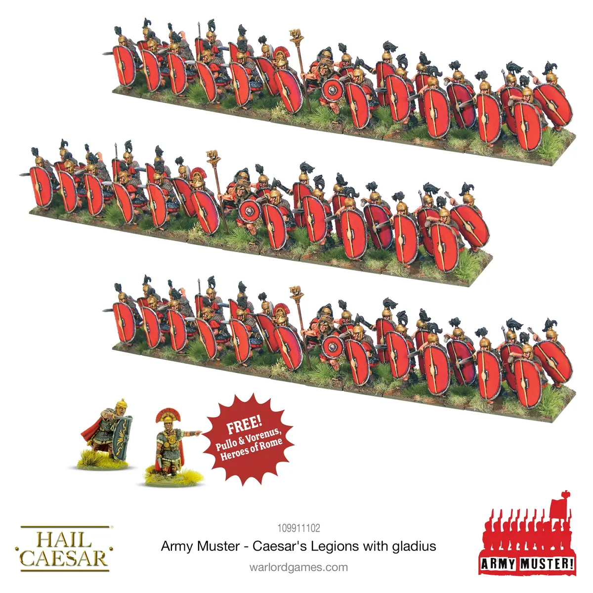 Army Muster: Caesar's Legions With Gladius 1