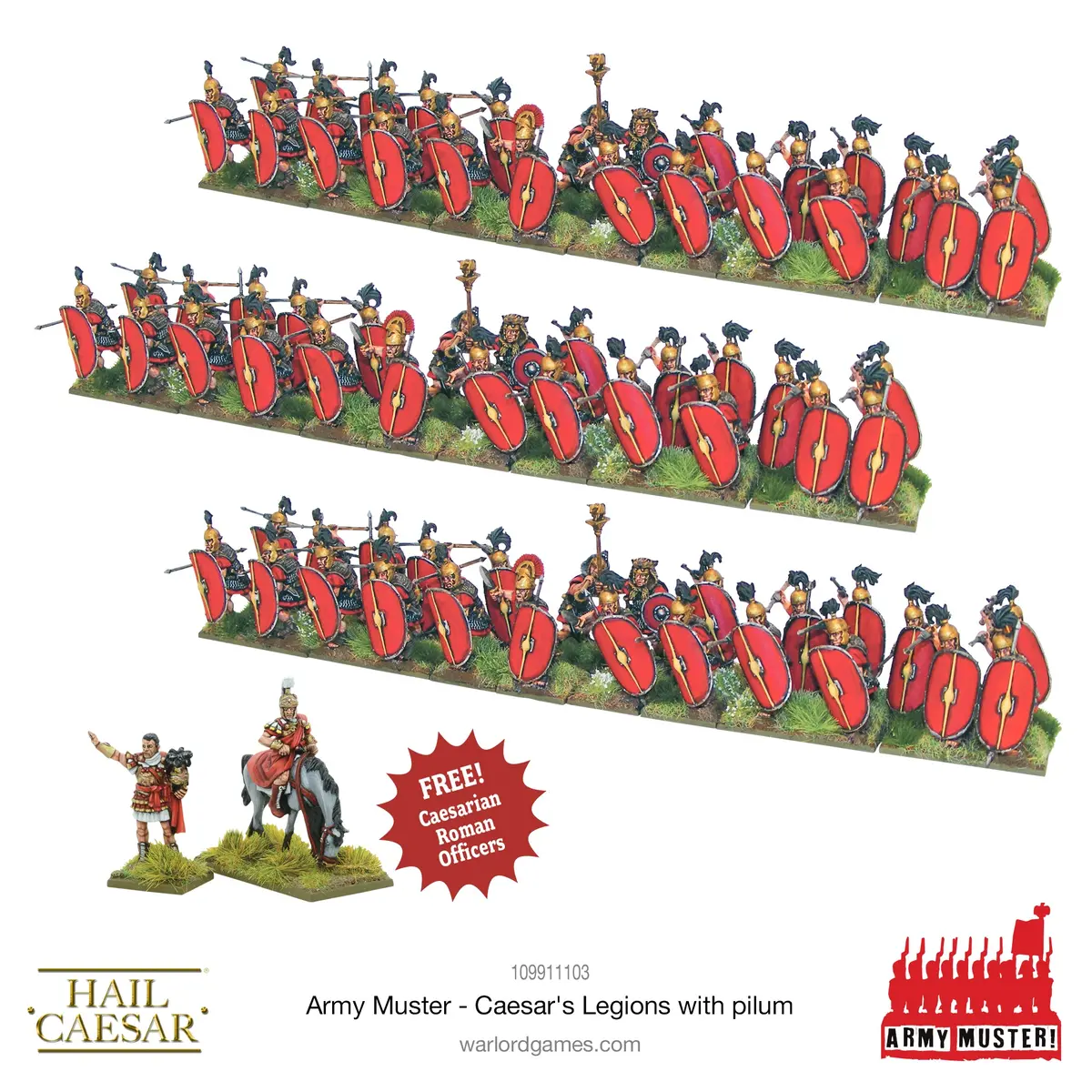 Army Muster: Caesar's Legions With Pilum 1