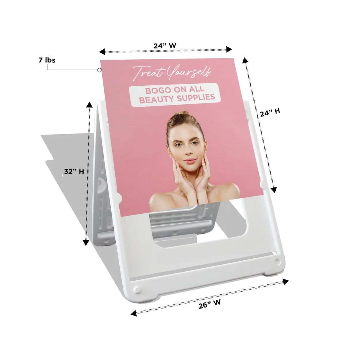 Simposquare Custom Plastic A-Frame 24In X 24In 2