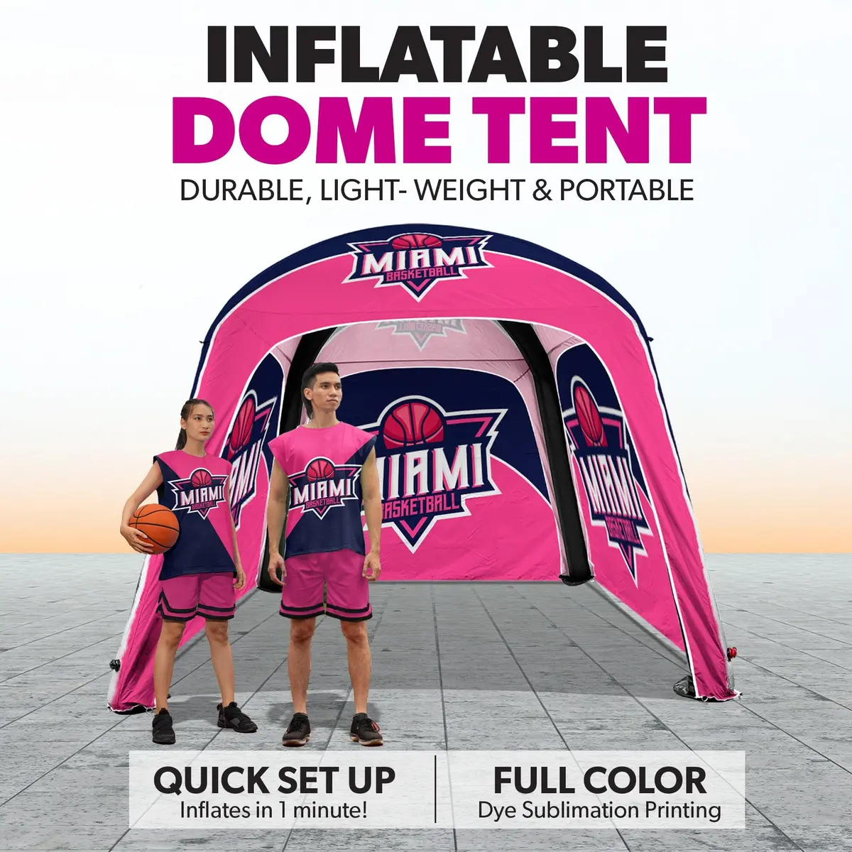 Custom Inflatable Dome Tent - Select Gold Package 2