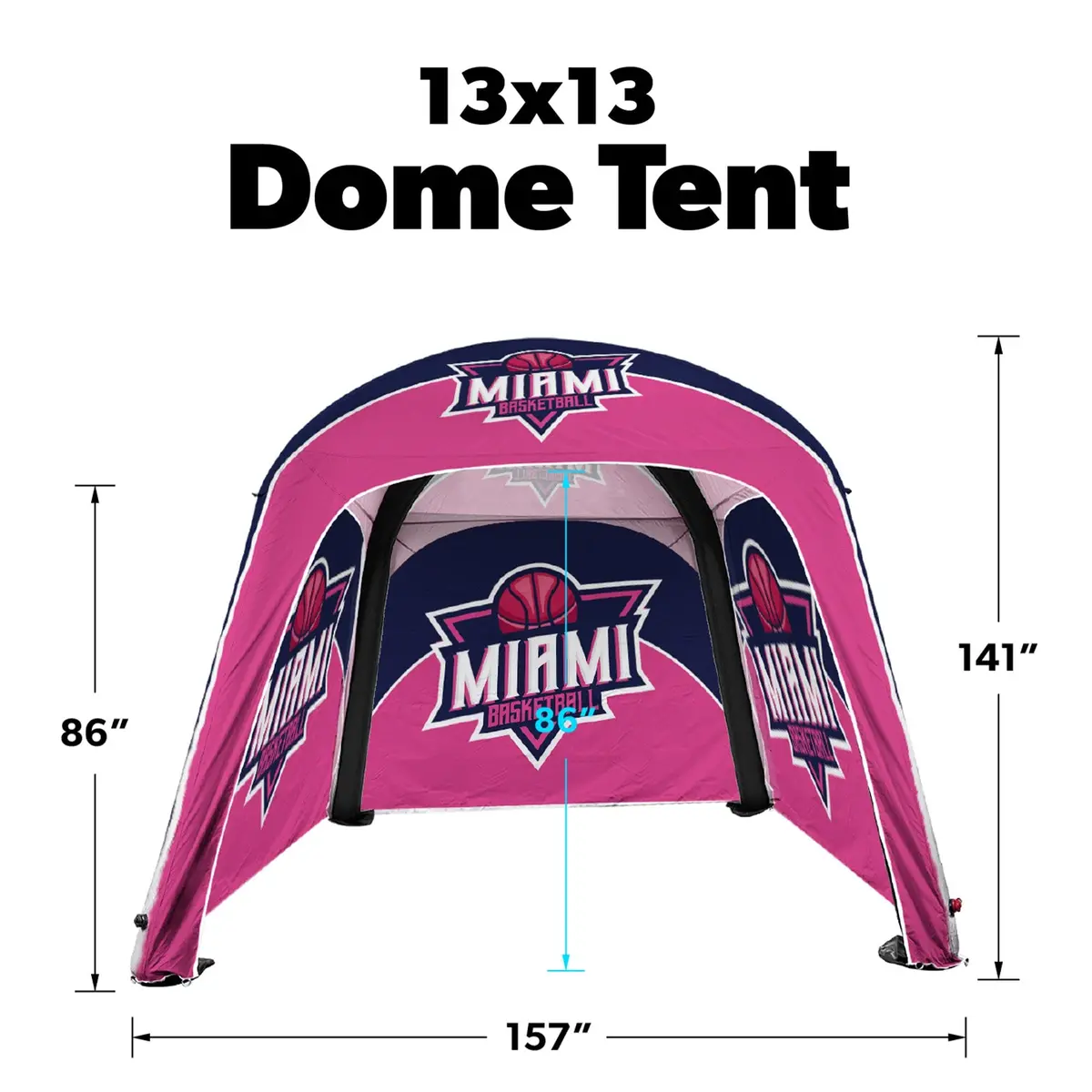 Custom Inflatable Dome Tent - Select Gold Package 2