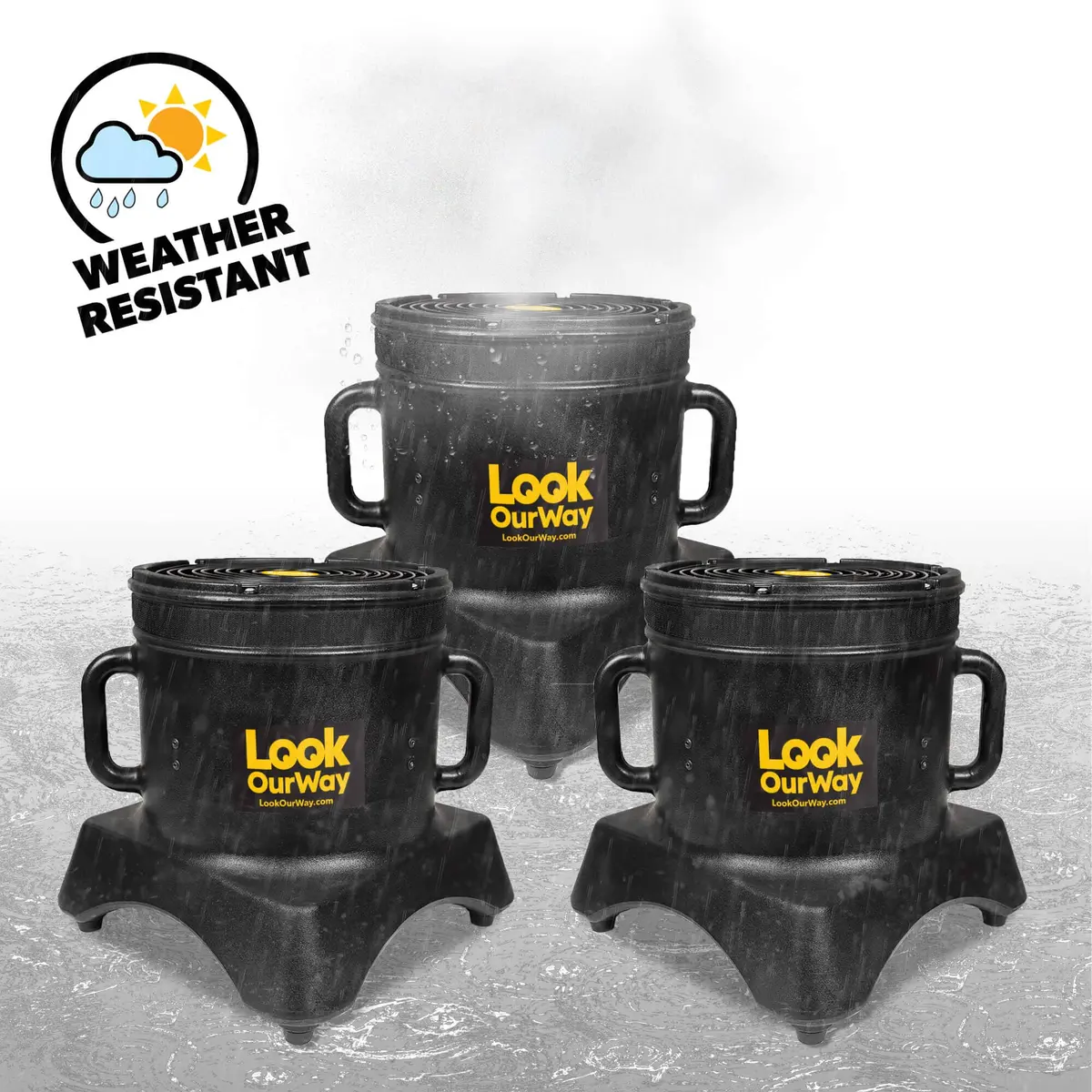 Weather-Resistant Air Dancers® Blower (12" Diameter) 3-Pack 1
