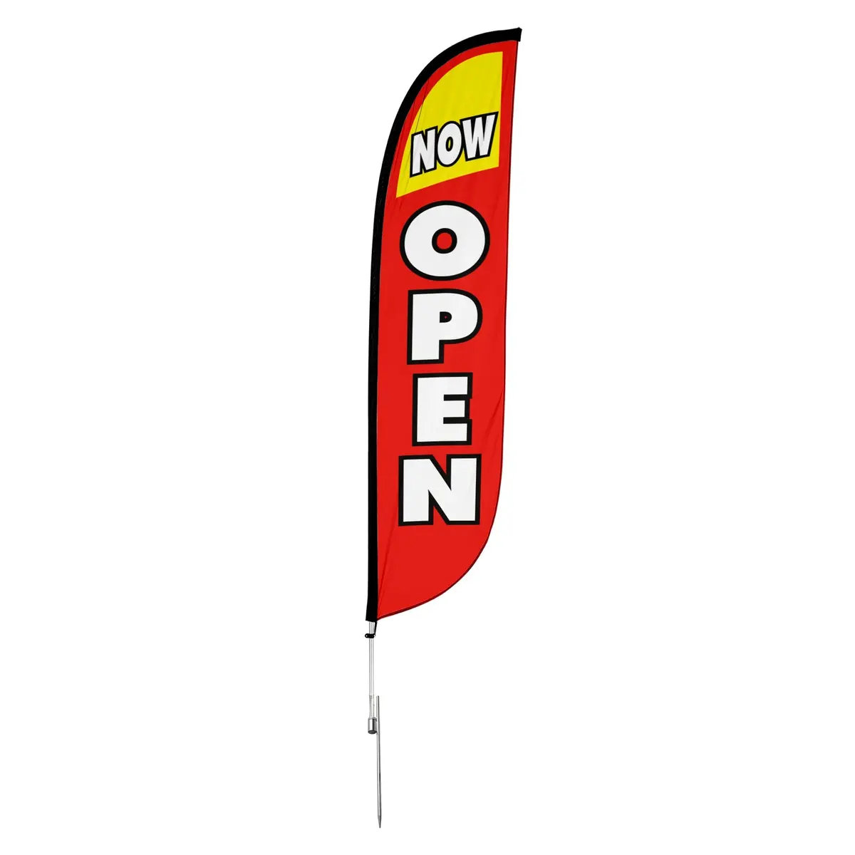 Now Open Feather Flag 11