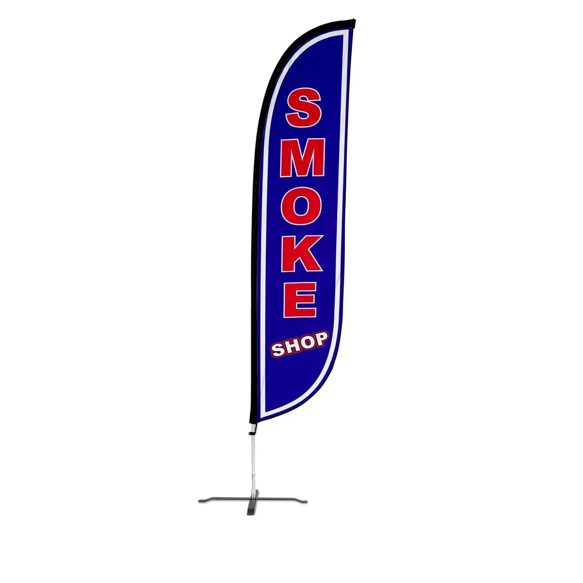 Smoke Shop Feather Flag Blue 7