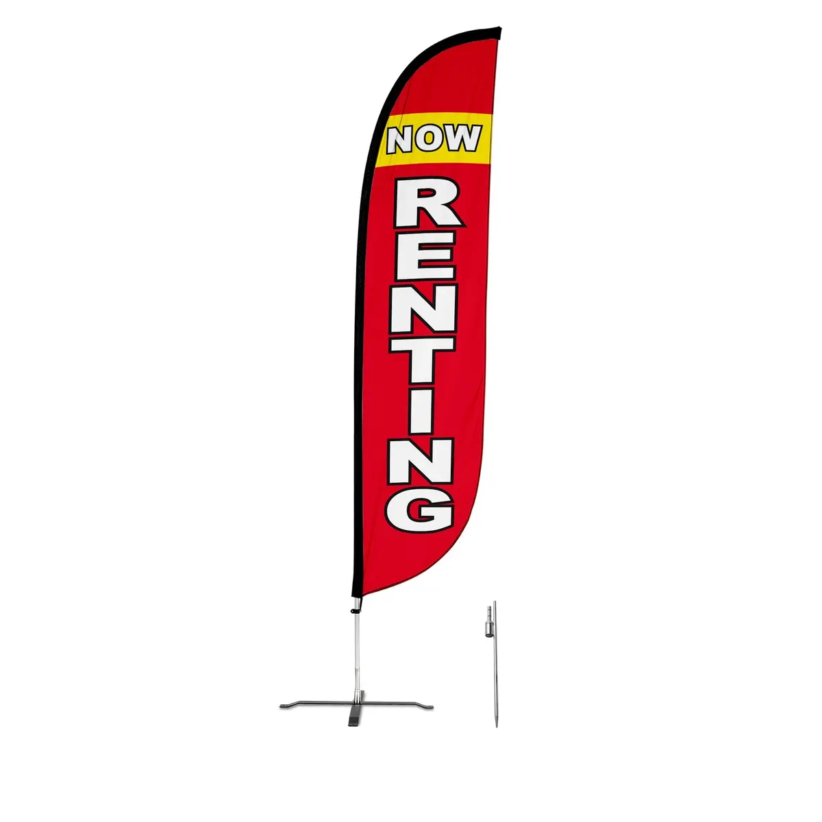 Now Renting Feather Flag 8